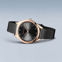 Bering Ultra Slim Rose Gold Plated Quartz Watch 17031-162 - Michael Jones Jeweller
