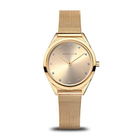 Bering 31mm Ultra Slim Gold Plated Quartz Watch 17031-333 - Michael Jones Jeweller