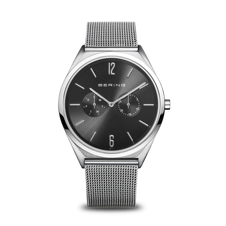 Bering 40mm Ultra Slim Steel Quartz Watch 17140-002