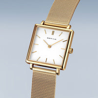 Bering 26mm Classic Gold Plated Quartz Watch 18226-334 - Michael Jones Jeweller