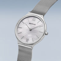 Bering 34mm Ultra Slim Polished Quartz Watch 18434-000