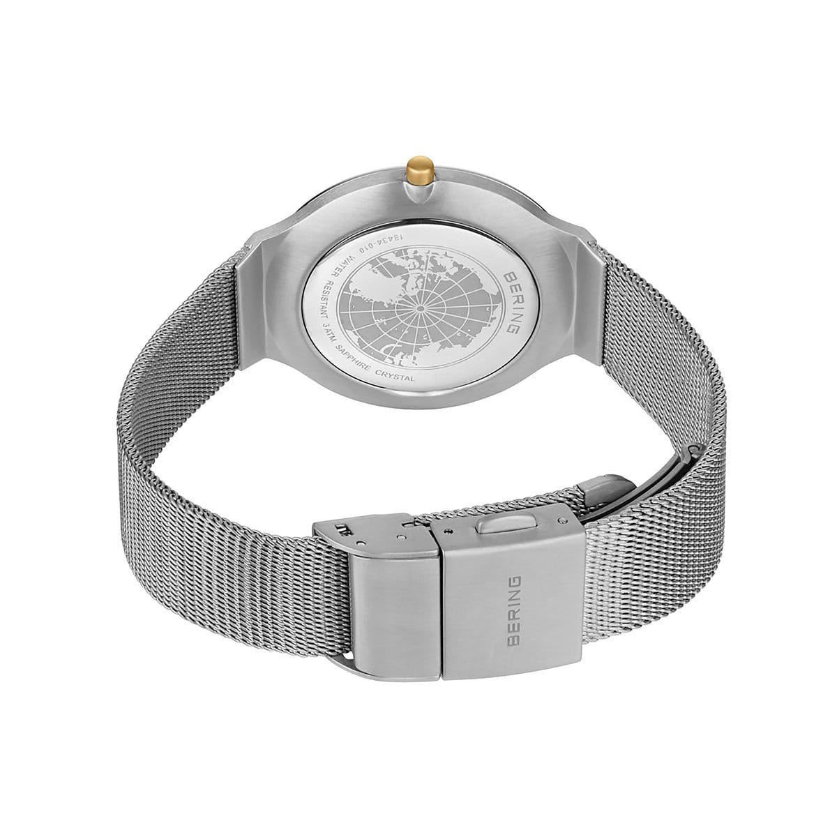 Bering 34mm Ultra Slim Polished Quartz Watch 18434-010 - Michael Jones Jeweller