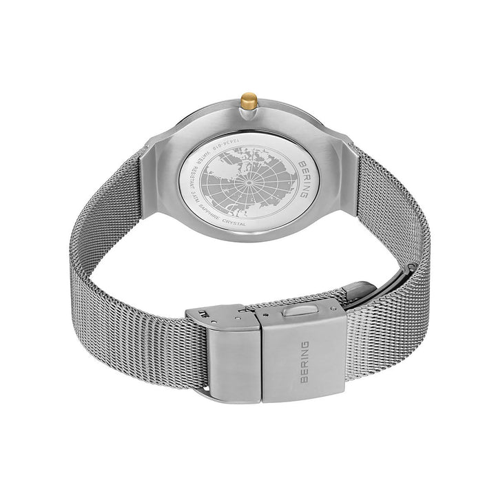 Bering 34mm Ultra Slim Polished Quartz Watch 18434-010 - Michael Jones Jeweller