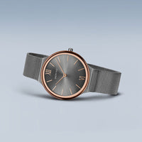 Bering Ultra Slim Rose Gold Plated Quartz Watch 18434-369