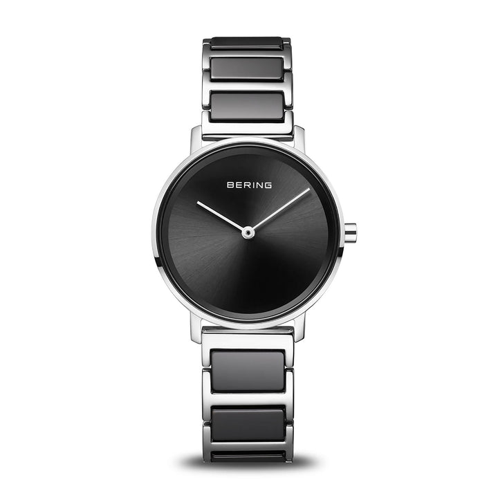 Bering 39mm Black Ceramic Quartz Watch 18539-742