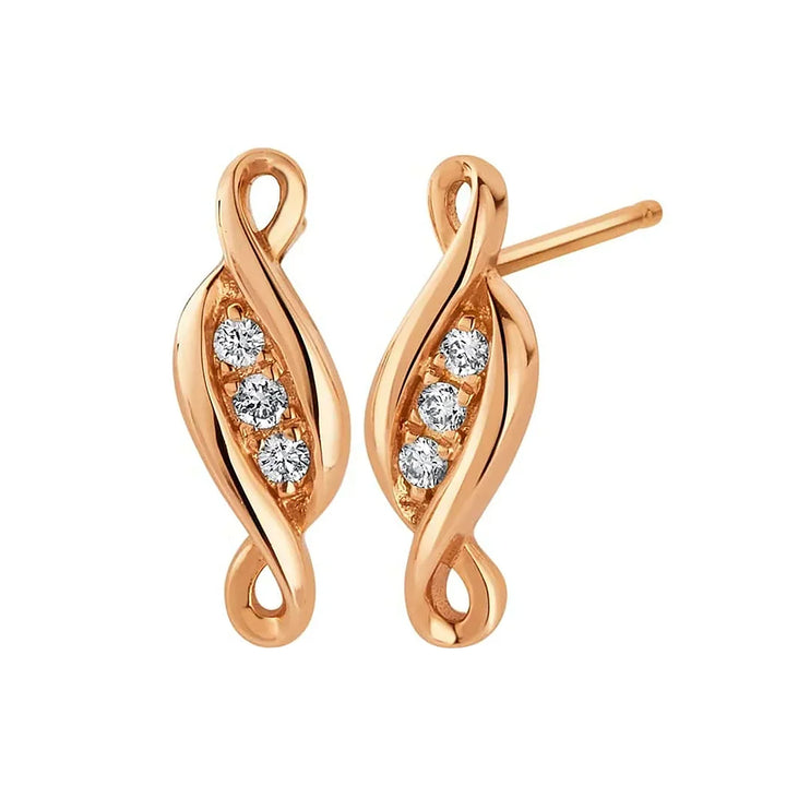 Clogau 1854 Past Present Future Earrings