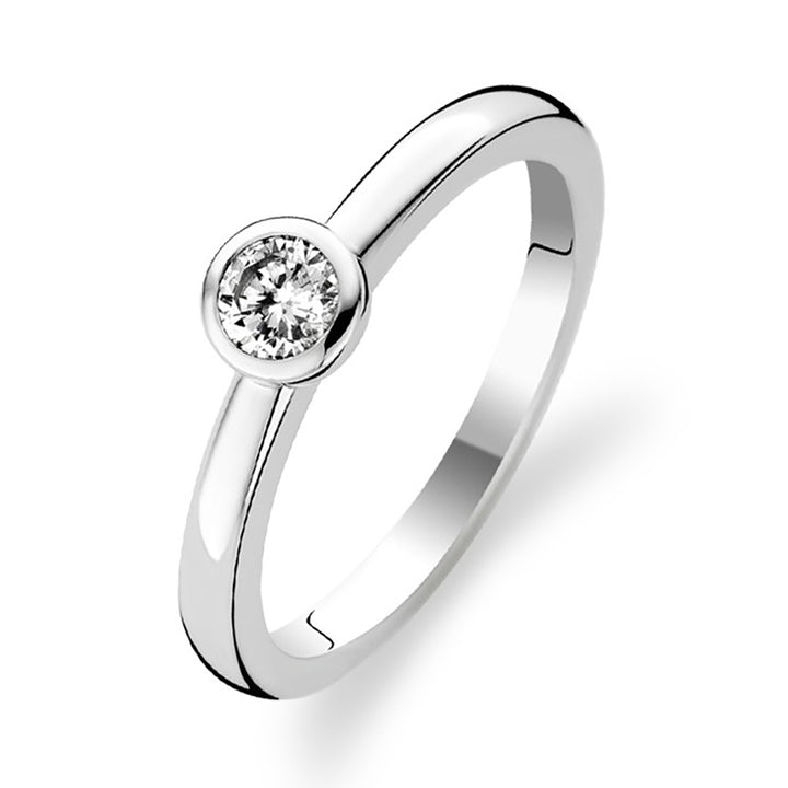 Ti Sento Cubic Zirconia Solitaire Ring - Michael Jones Jeweller