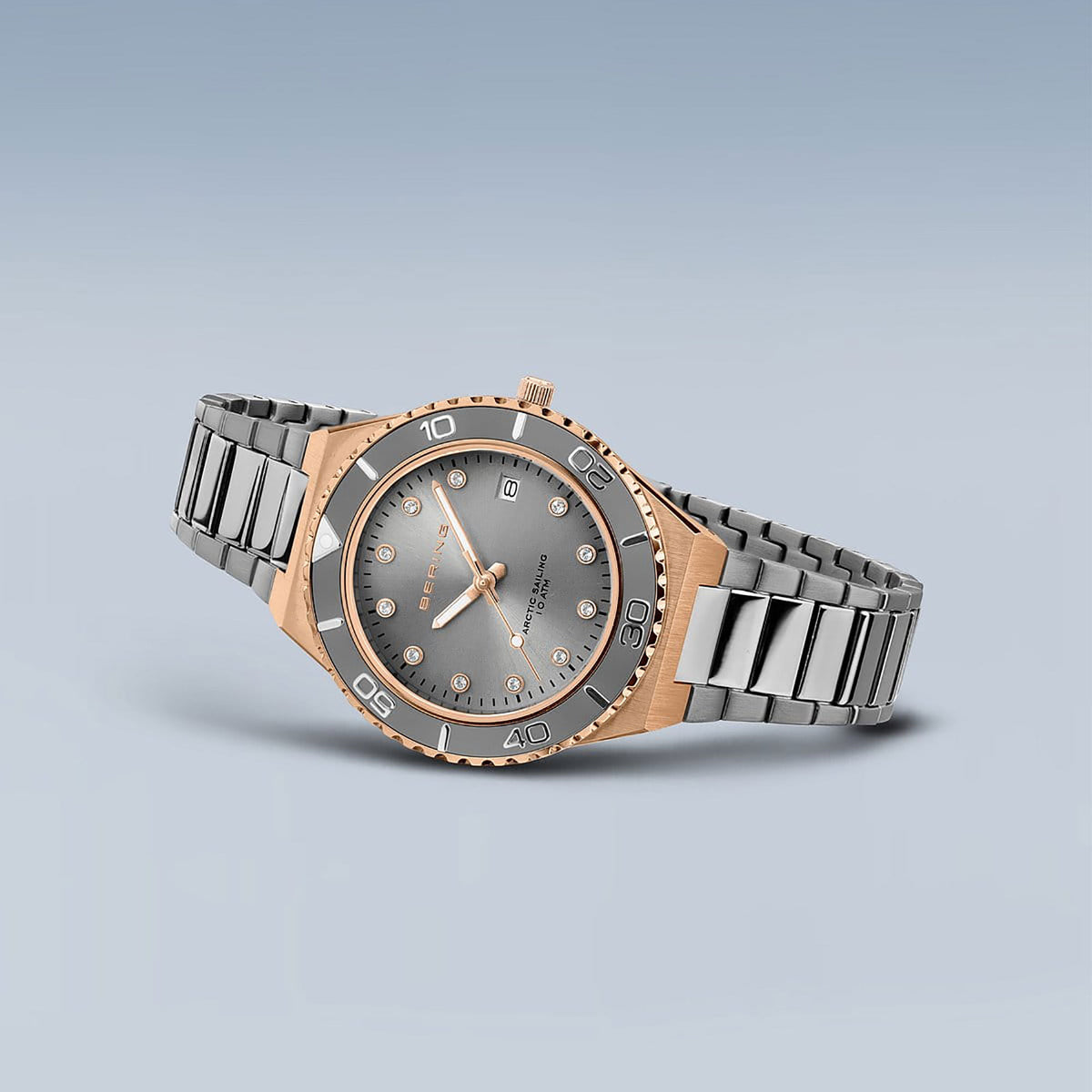 Bering Classic Polished Rose Gold Plated Quartz Watch 18936-769 - Michael Jones Jeweller