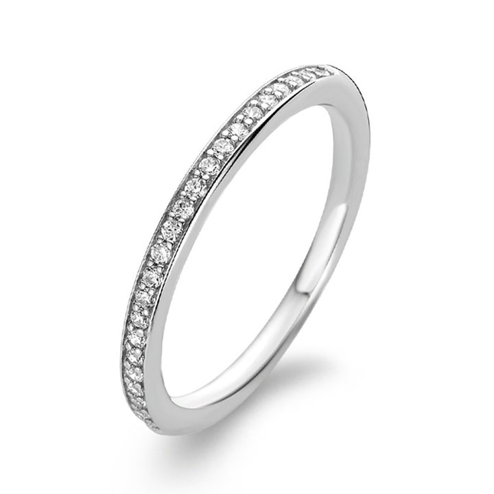 Ti Sento Cubic Zirconia Half Eternity Ring - Michael Jones Jeweller