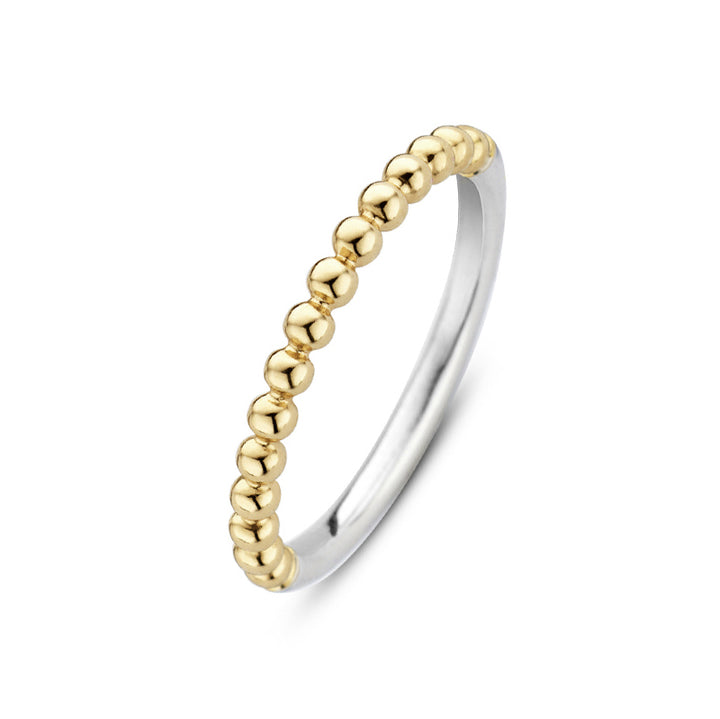 Ti Sento Yellow Gold Plated Bubble Ring