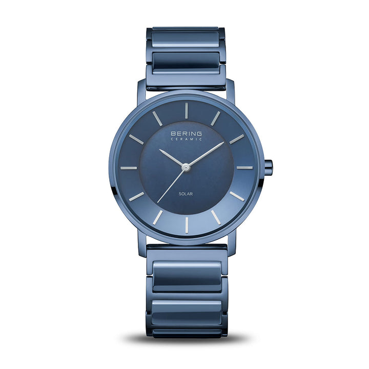 Bering Solar Polished Blue Watch 19535-797