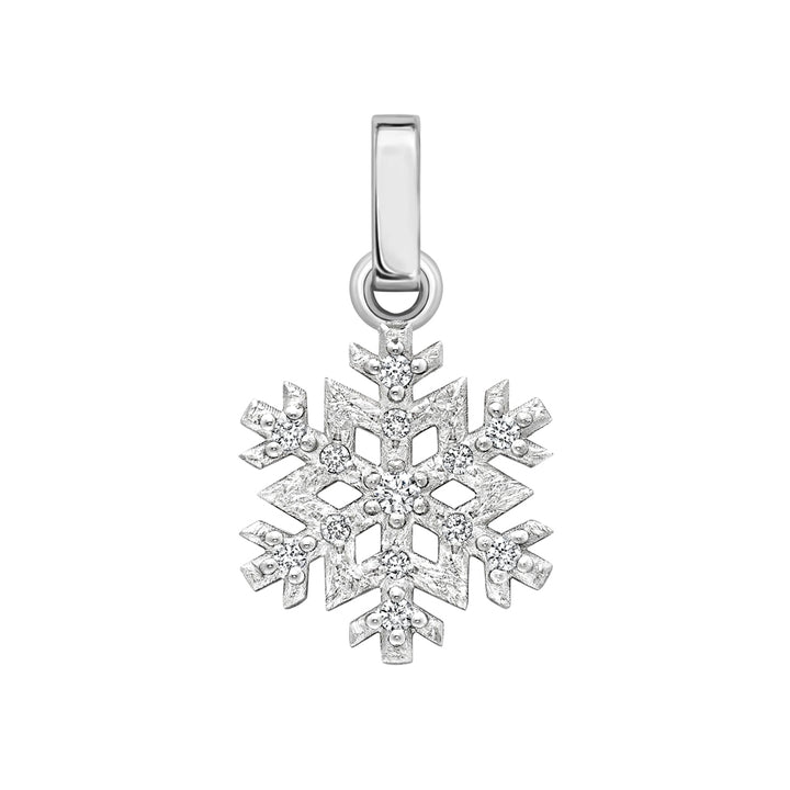 Fabergé Heritage Diamond White Gold Snowflake Charm - Michael Jones Jeweller
