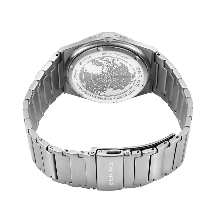 Bering Classic Brushed Silver Quartz Watch 19742-708