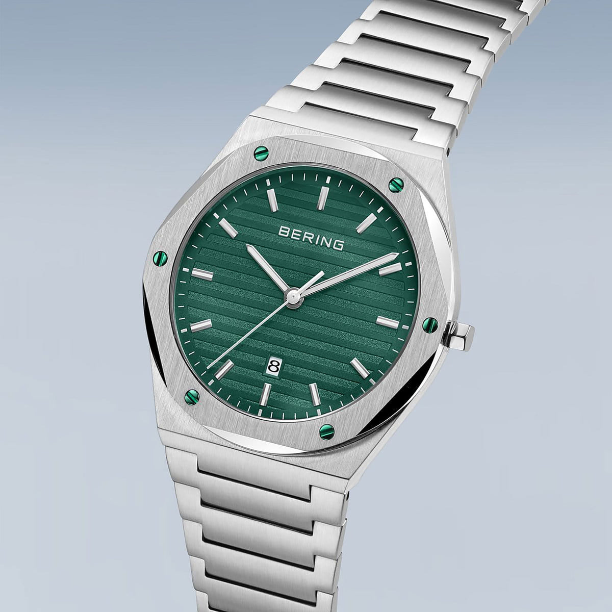 Bering Classic Brushed Silver Quartz Watch 19742-708 - Michael Jones Jeweller