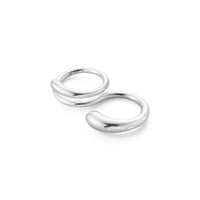 Georg Jensen MERCY Sterling Silver Double Ring Size 55 (O)