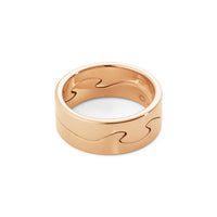 Georg Jensen FUSION 18ct Rose Gold End Ring. Size 56 (O 1/2)
