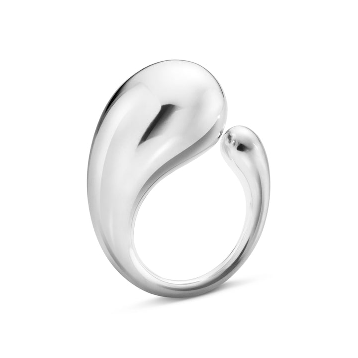 Georg Jensen MERCY Sterling Silver Mega Ring. Size 56 (O 1/2)