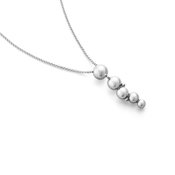 Georg Jensen MOONLIGHT GRAPES Sterling Silver Necklace - Michael Jones Jeweller