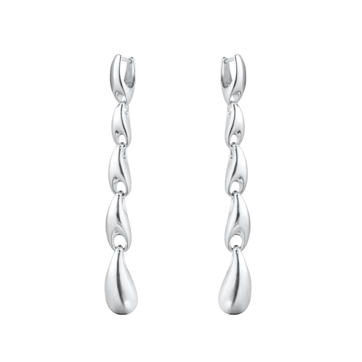 Georg Jensen REFLECT Sterling Silver Long Earrings