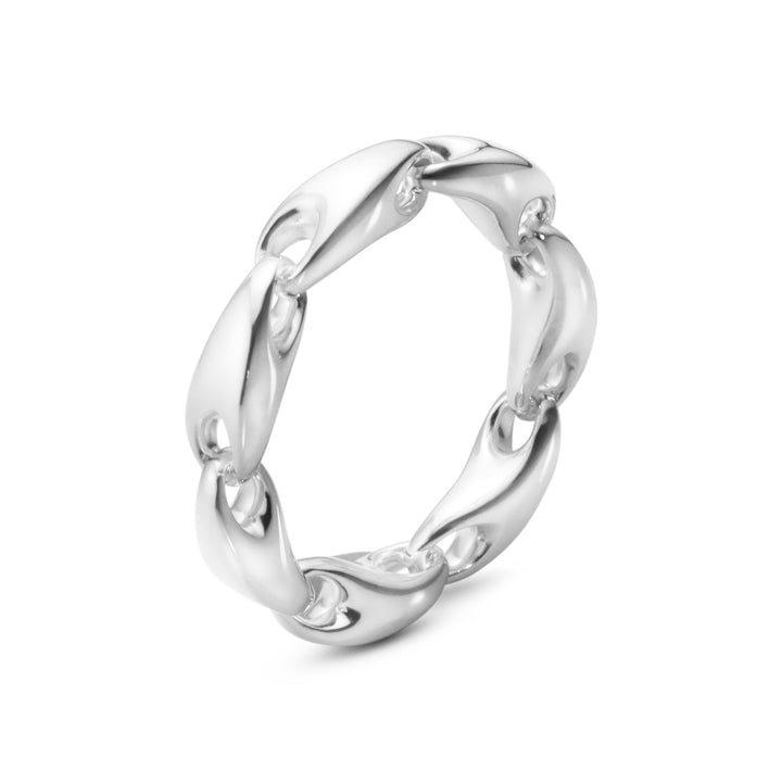 Georg Jensen REFLECT Sterling Silver Ring Size 55 (O)