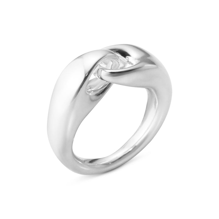 Georg Jensen REFLECT Sterling Silver Small Ring Size 55 (O)