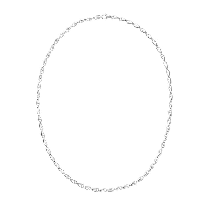 Georg Jensen REFLECT Sterling Silver Slim Necklace - Michael Jones Jeweller