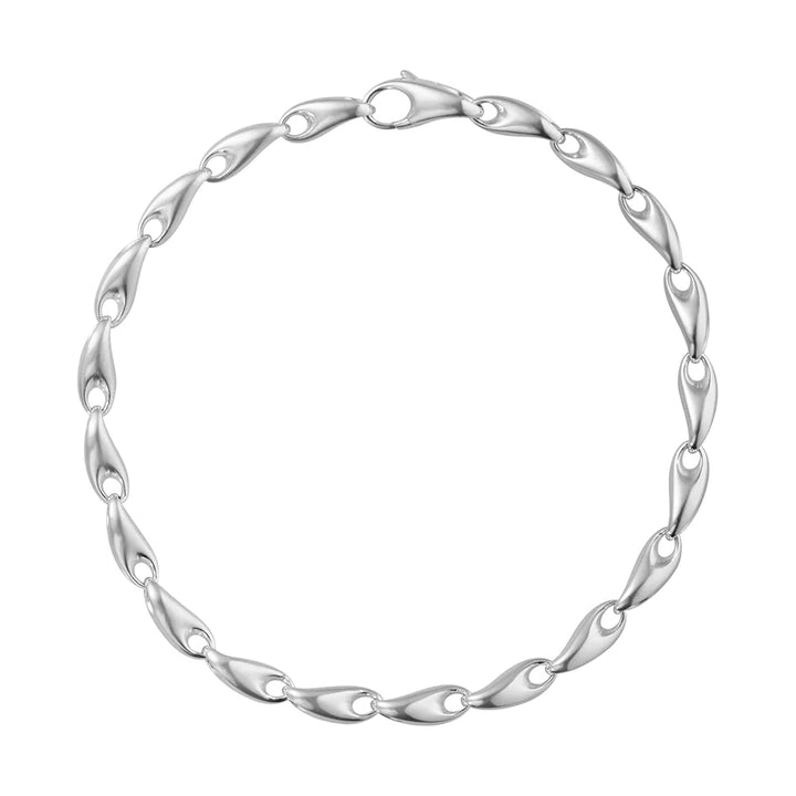Georg Jensen REFLECT Sterling Silver Slim Bracelet - Michael Jones Jeweller