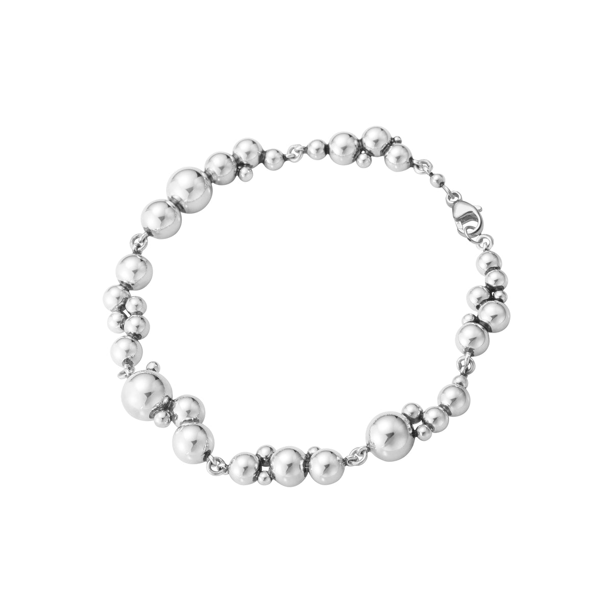 Georg Jensen MOONLIGHT GRAPES Sterling Silver Bracelet - Michael Jones Jeweller