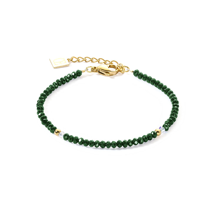 Coeur De Lion Bracelet Little Twinkle Gold-Dark Green