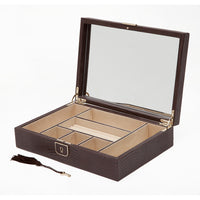 Wolf Palermo Brown Medium Jewellery Box - Michael Jones Jeweller