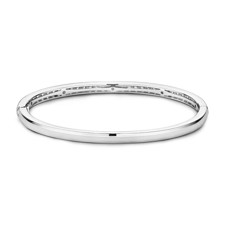 Ti Sento Cubic Zirconia Channel Set Bangle - Michael Jones Jeweller