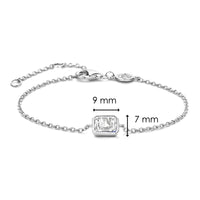 Ti Sento Octagonal Cubic Zirconia Bracelet