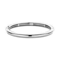 Ti Sento Polished Silver Bangle - Michael Jones Jeweller