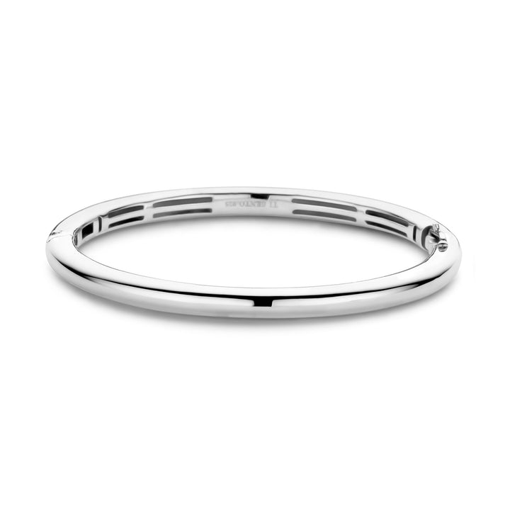 Ti Sento Polished Silver Bangle - Michael Jones Jeweller
