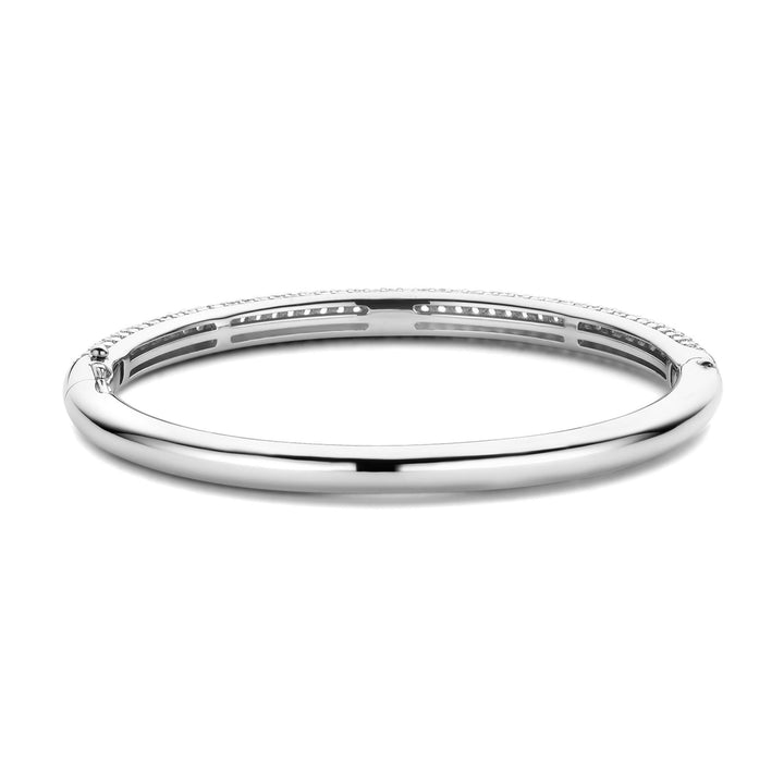 Ti Sento Pavé Cubic Zirconia Bangle