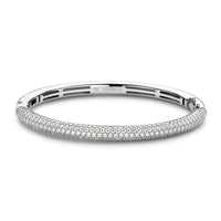 Ti Sento Pavé Cubic Zirconia Bangle