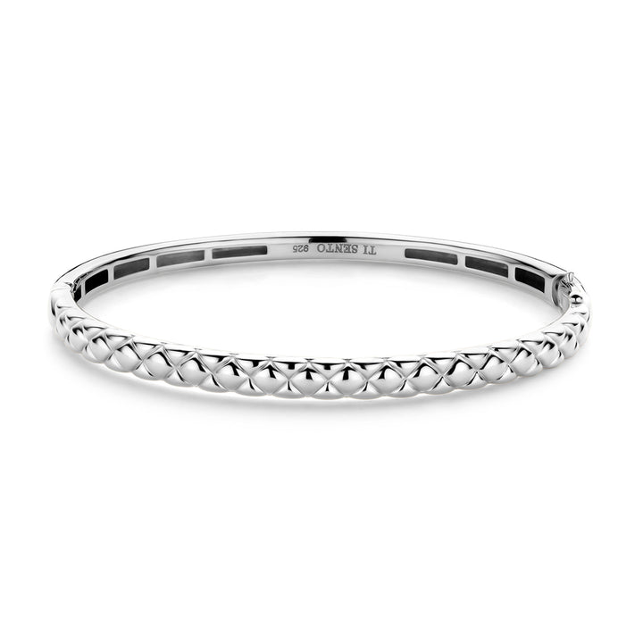 Ti Sento Clover Patterned Bangle - Michael Jones Jeweller