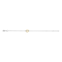 Ti Sento Yellow Gold Plated Heart Bracelet