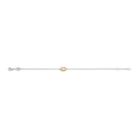 Ti Sento Yellow Gold Plated Nude Pink Hexagonal Bracelet - Michael Jones Jeweller