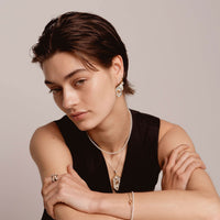 Ti Sento Yellow Gold Plated Nude Pink Hexagonal Bracelet - Michael Jones Jeweller