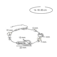 Ti Sento Synthetic Pearl and Mother of Pearl White Rope Link Bracelet - Michael Jones Jeweller
