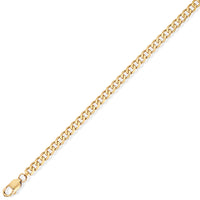 20" Curb Link 9ct Yellow Gold Necklet - Michael Jones Jeweller