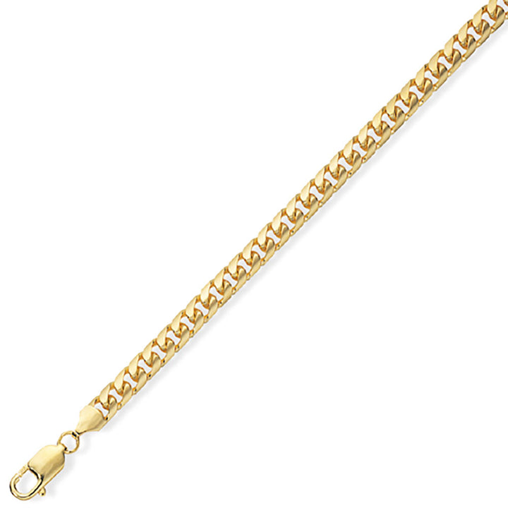 Curb Link 9ct Yellow Gold Bracelet - Michael Jones Jeweller