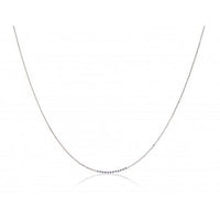 9ct White Gold 18 Inch Trace Chain - Michael Jones Jeweller