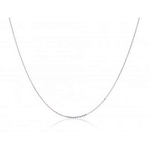 9ct White Gold 18 Inch Trace Chain