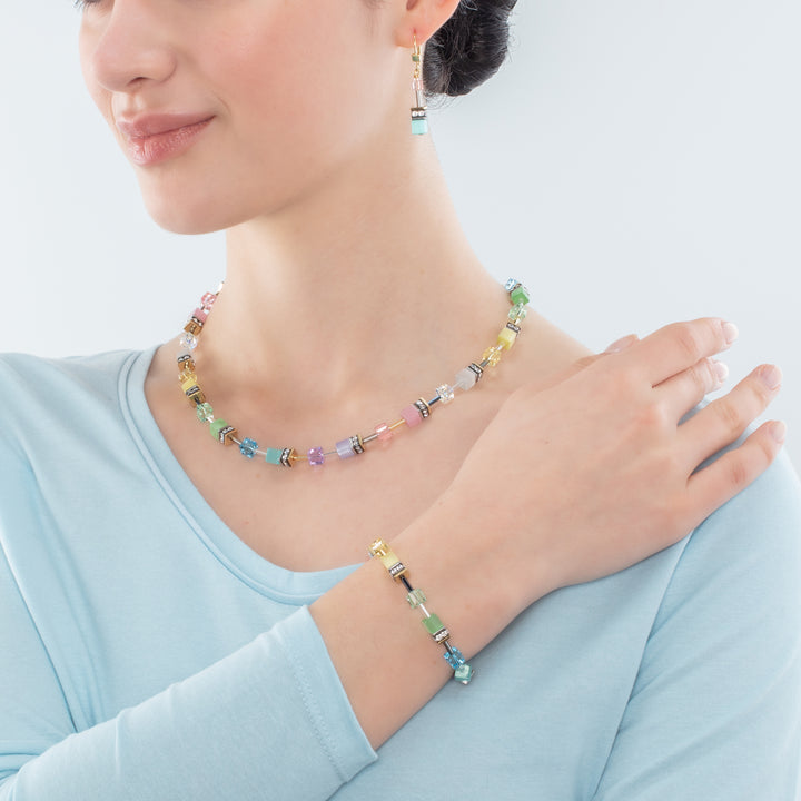 Coeur De Lion GeoCUBE® Gentle Iconic  Multicolour Necklace