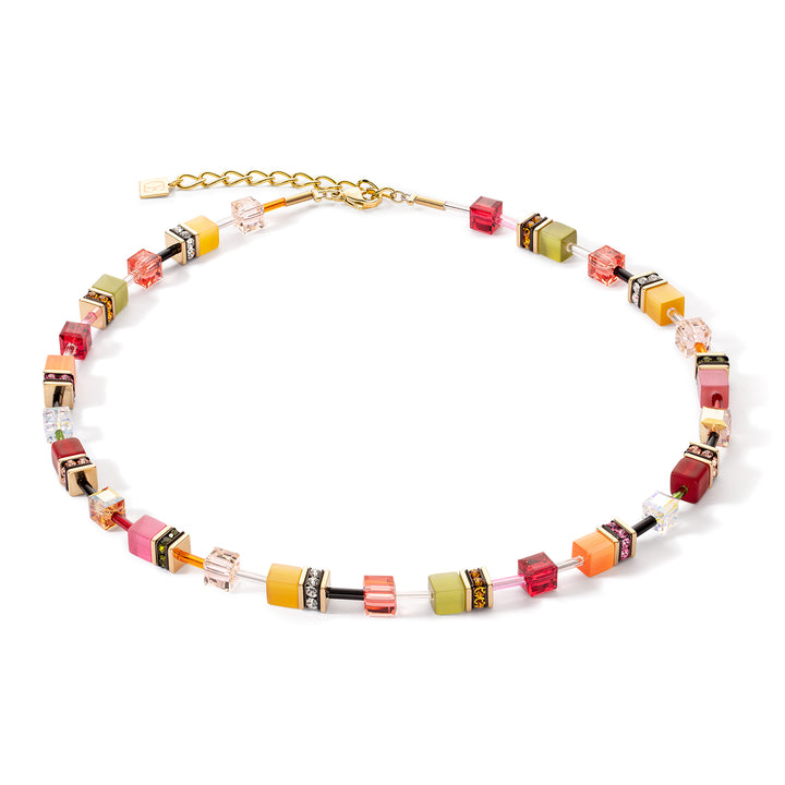 Coeur De Lion GeoCUBE® Indian Summer Iconic Multicolour Necklace