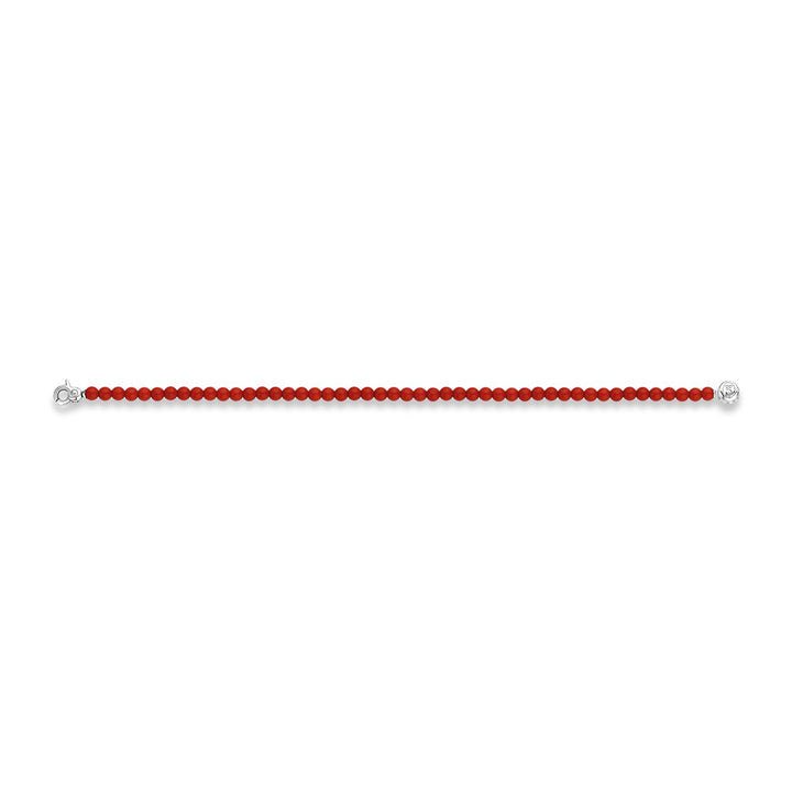 Ti Sento Coral Red Bead Bracelet - Michael Jones Jeweller