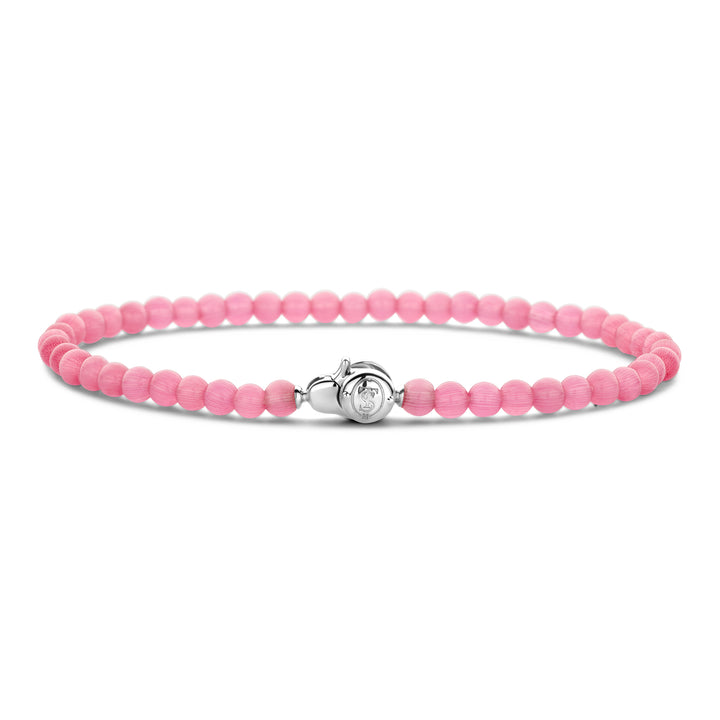 Ti Sento Fuchsia Pink Bead Bracelet - Michael Jones Jeweller