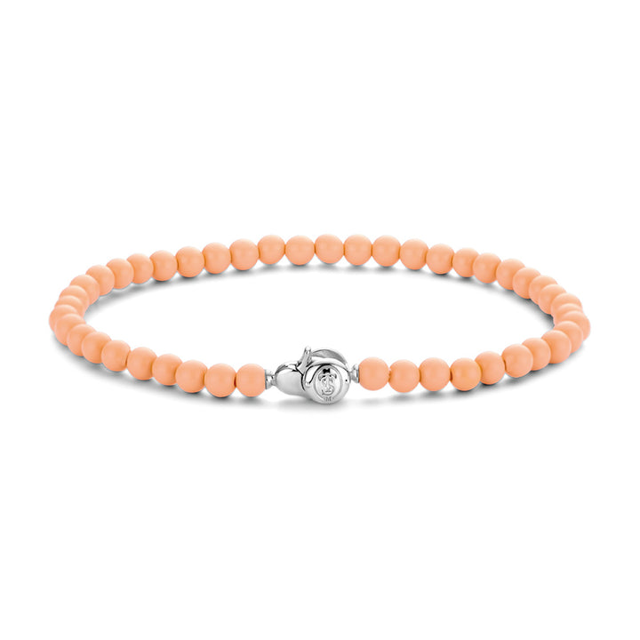 Ti Sento Coral Peach Bead Bracelet - Michael Jones Jeweller